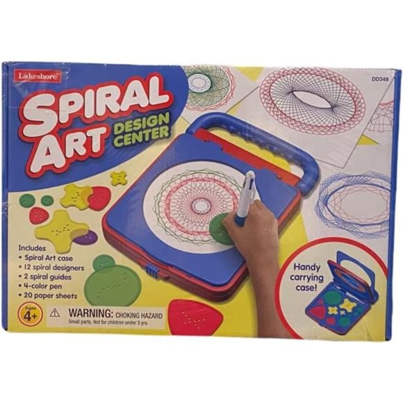 Lakeshore Spiral Art Design Center Toy for Children, Educational Toy for Kids - Picture 1 of 3